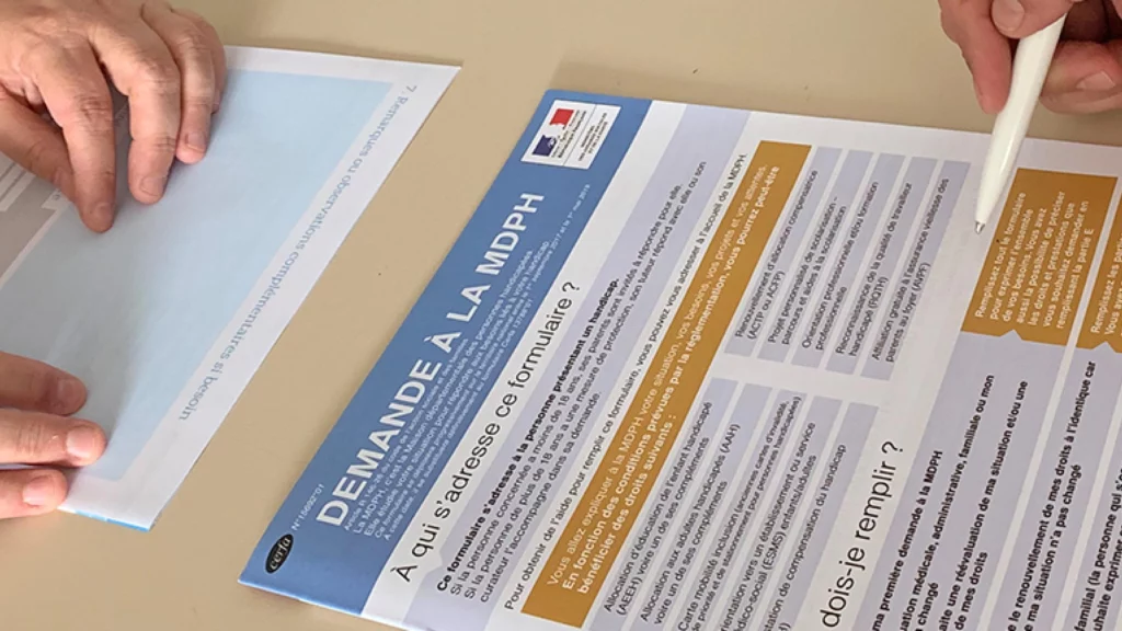 Image d'un dossier MPDH papier