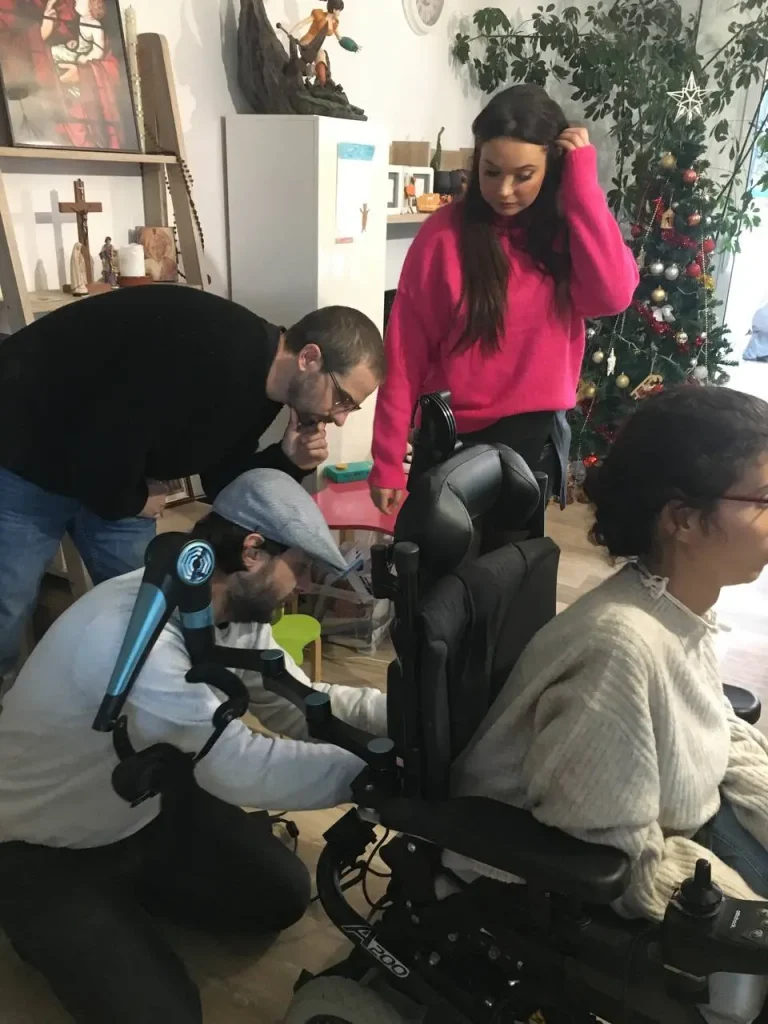 Installation chez une des bêta-testeuses de l’ORTHOPUS Supporter